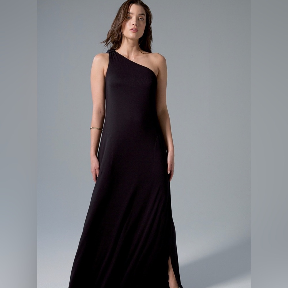 SOMA Soft Jersey One Shoulder Maxi Bra Dress NWT